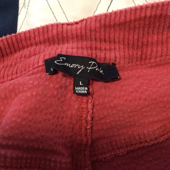 Emory Park Pinkish Corduroy Wide-legged Pants - Picture 9 of 11